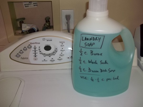 3-Ingredient DIY Liquid Laundry Soap