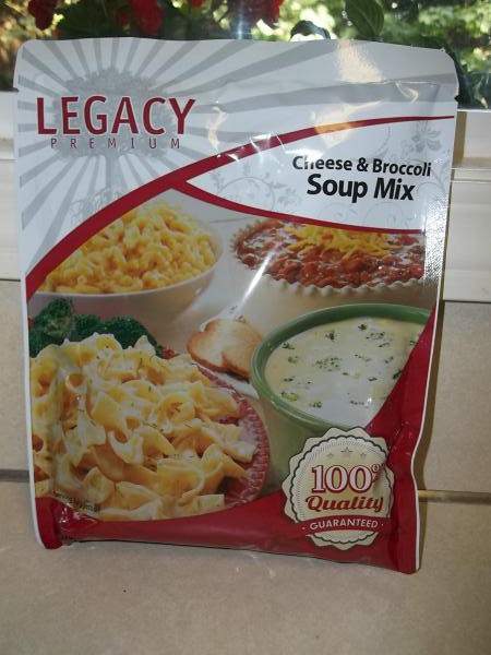 Legacy Food Storage 72 Hour Kit: Cheese And Broccoli Soup Review