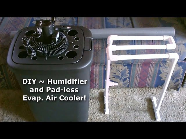 DIY Humidifier Air Cooler for the Coming Summer (Can Be Solar Powered)