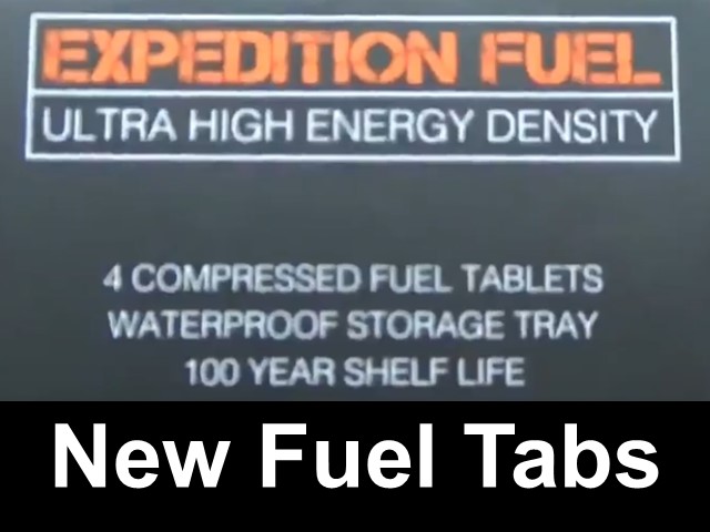 Expedition Fuel Tabs: Ultra High Energy Density