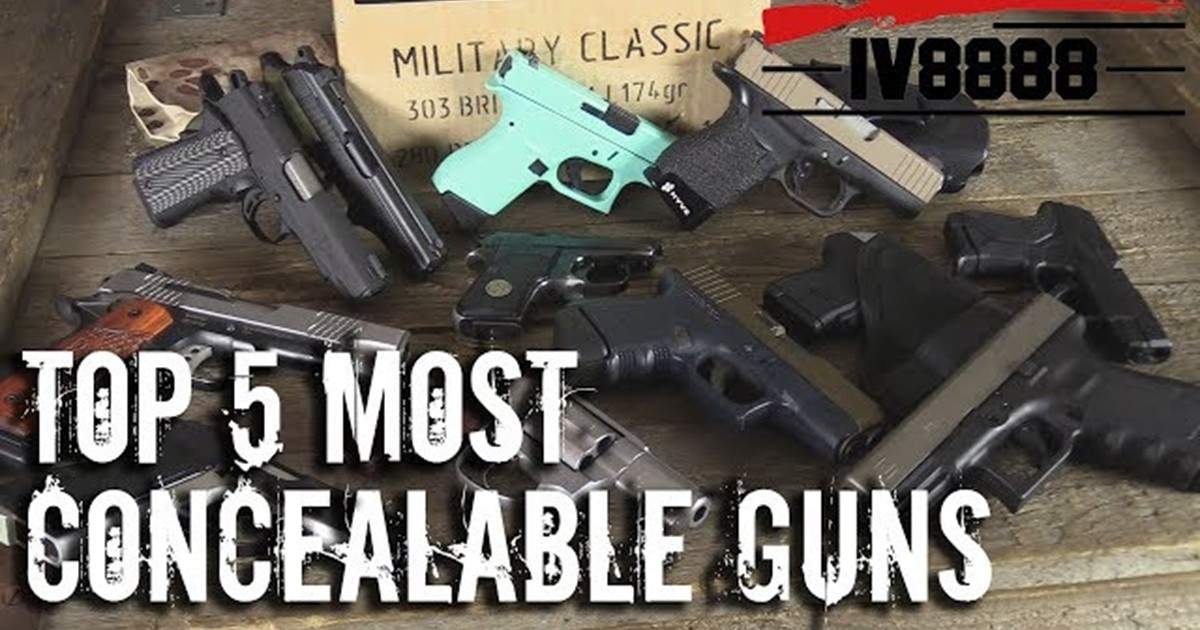 Top 5 Most Concealable Handguns – reThinkSurvival.com