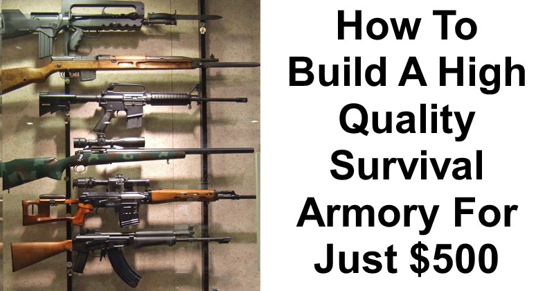 How To Build A High Quality Survival Armory For Just $500