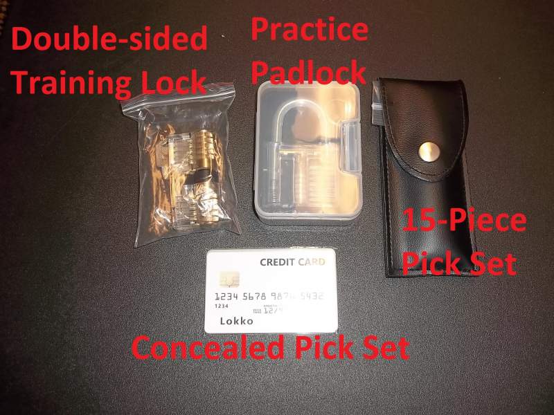 Lock Pick Set Beginners Box:Lock Picks Training Locks eBook