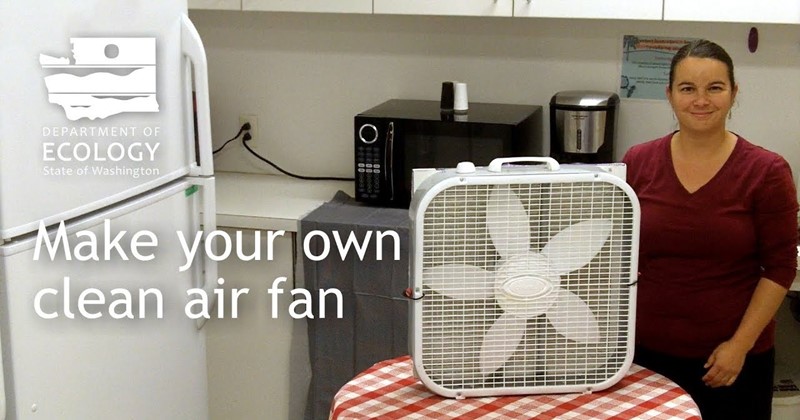 DIY Box Fan Air Filter to Reduce Smoke Particulates