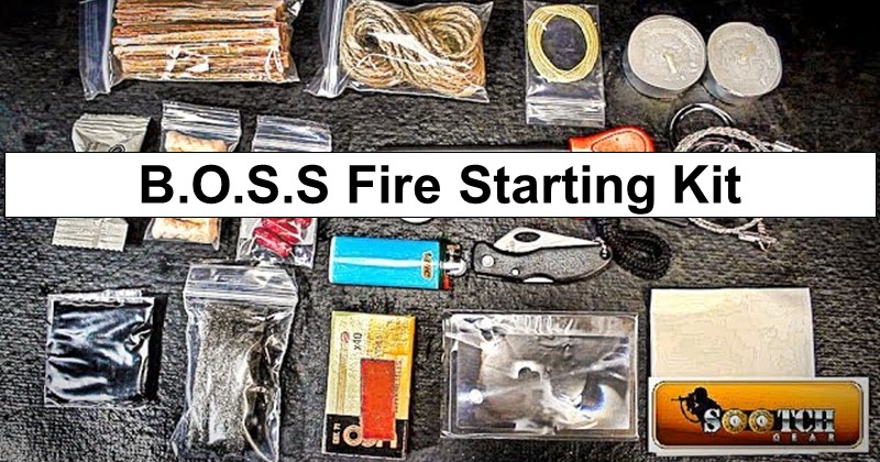 B.O.S.S Fire Starting Kit