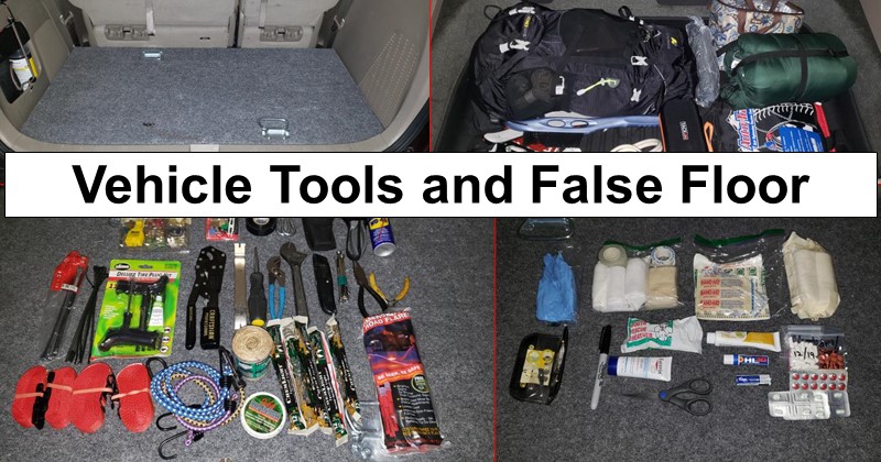 Vehicle Tools and False Floor