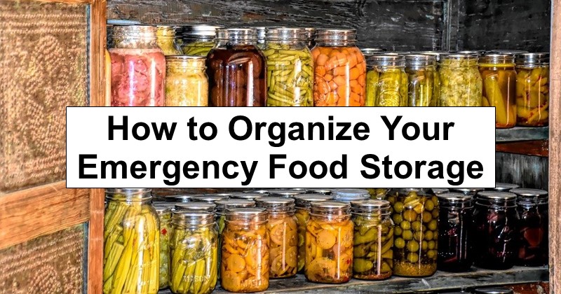 How to Organize Your Emergency Food Storage