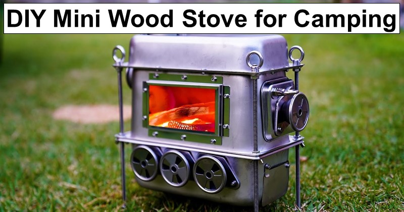 DIY Mini Wood Stove for Camping