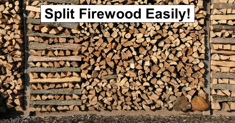 Split Firewood Kindling Easily!