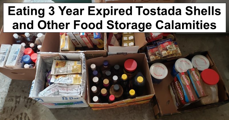 Eating 3 Year Expired Tostada Shells and Other Food Storage Calamities