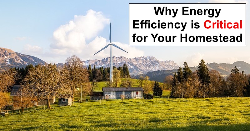 Why Energy Efficiency is Critical for Your Homestead