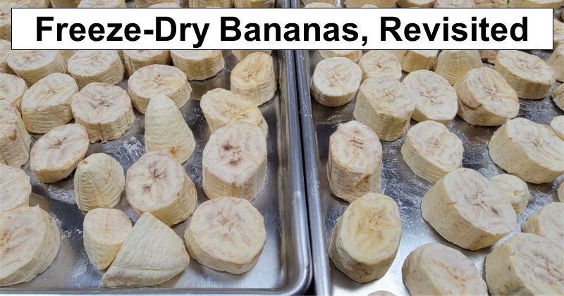 Freeze-Dried Bananas, Revisited