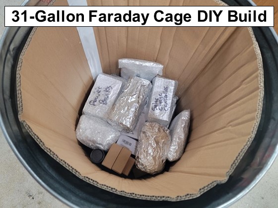 31-Gallon Faraday Cage DIY Build