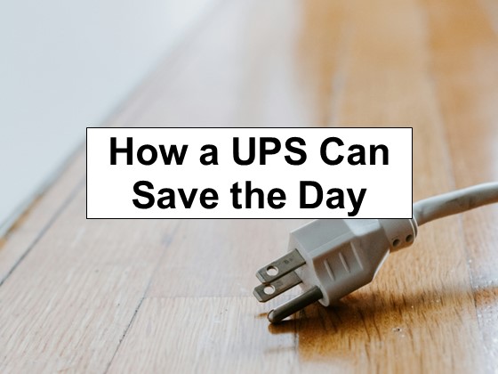 How a UPS System Can Save the Day During an Emergency