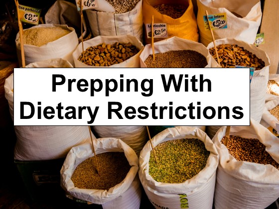 Prepping With Food Allergies and Dietary Restrictions