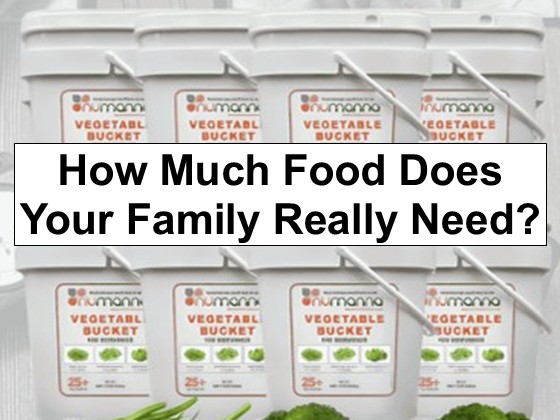 How Much Food Will Your Family Need to Survive?