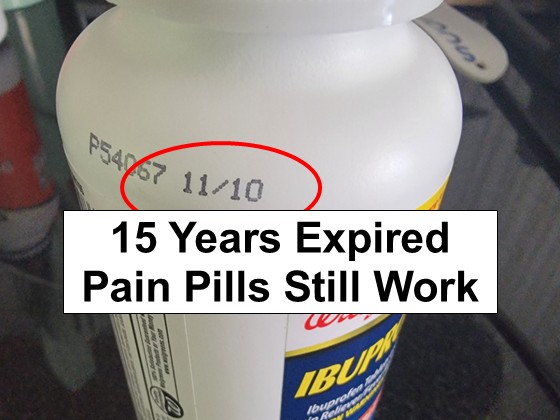 15 Years Expired Pain Pills Still Work?