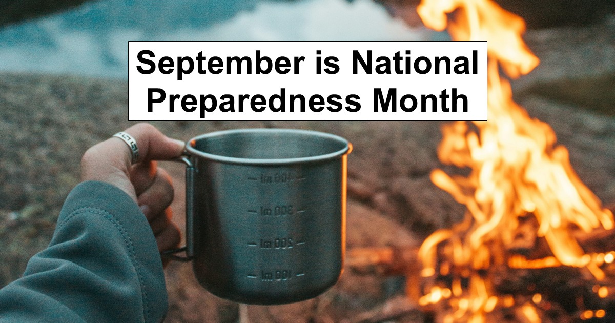 September is National Preparedness Month – Get a Book for Free!