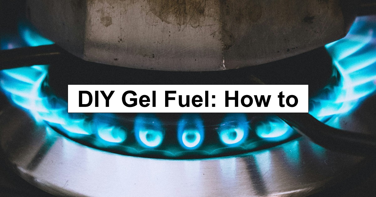 DIY Gel Fuel: How to (Sterno)