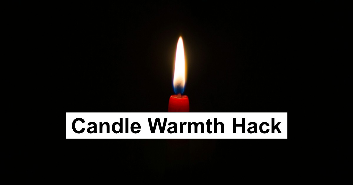 Beeswax Candle Warmth Hack