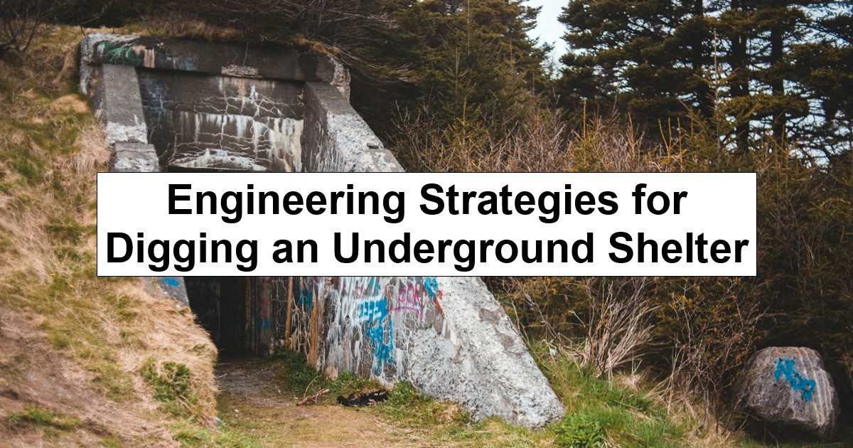 Make Off-Grid Engineering Easy With These 5 Strategies for Digging an Underground Shelter